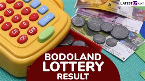 bodo lottery result|Bodoland Lottery Results .